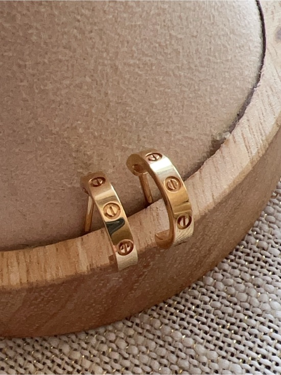 Cartier Jewelry - Cartier LOVE HOOP EARRINGS, SMALL MODEL